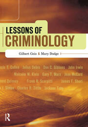 Lessons of Criminology book cover