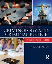 Graduate Study in Criminology and Criminal Justice: A Program Guide book cover