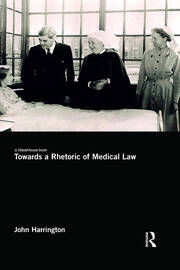 Towards a Rhetoric of Medical Law book cover