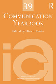 Communication Yearbook 39 book cover