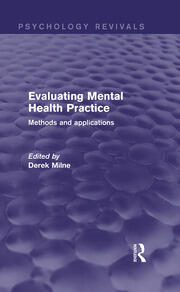 Evaluating Mental Health Practice: Methods and Applications book cover