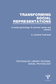 Transforming Social Representations: A Social Psychology of Common Sense and Science book cover