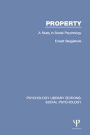 Property: A Study in Social Psychology book cover
