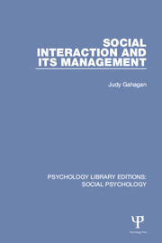 Social Interaction and its Management book cover