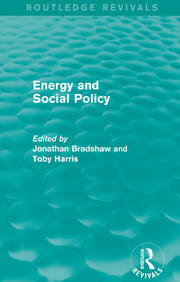 Energy and Social Policy (Routledge Revivals) book cover