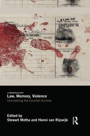 Law, Memory, Violence: Uncovering the Counter-Archive book cover