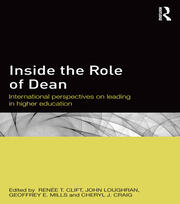 Inside the Role of Dean: International perspectives on leading in higher education book cover