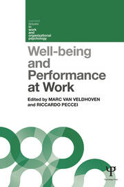 Well-being and Performance at Work: The role of context book cover