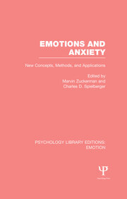 Emotions and Anxiety: New Concepts, Methods, and Applications book cover