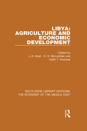 Libya: Agriculture and Economic Development book cover