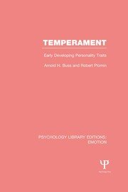 Temperament: Early Developing Personality Traits book cover