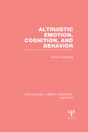 Altruistic Emotion, Cognition, and Behavior book cover