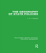 The Geography of State Policies (Routledge Library Editions: Political Geography) book cover