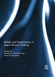 Beliefs and Expectancies in Legal Decision Making book cover
