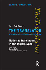 Nation and Translation in the Middle East book cover