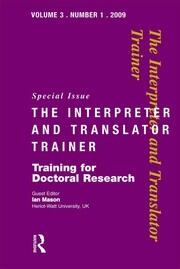 Training for Doctoral Research book cover