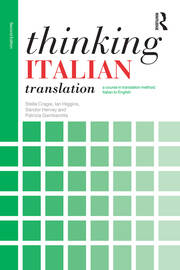 Thinking Italian Translation: A course in translation method: Italian to English book cover