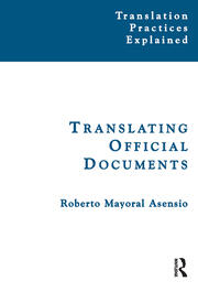 Translating Official Documents book cover
