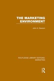 The Marketing Environment (RLE Marketing) book cover