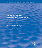 A History of Ethiopia: Volume II (Routledge Revivals): Nubia and Abyssinia book cover