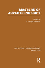 Masters of Advertising Copy (RLE Marketing) book cover