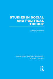 Studies in Social and Political Theory (RLE Social Theory) book cover