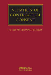 Vitiation of Contractual Consent book cover