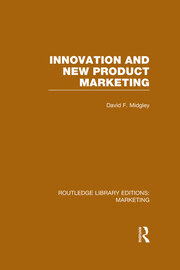 Innovation and New Product Marketing (RLE Marketing) book cover