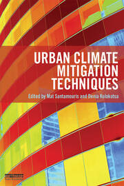 Urban Climate Mitigation Techniques book cover