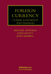 Foreign Currency: Claims, Judgments and Damages book cover