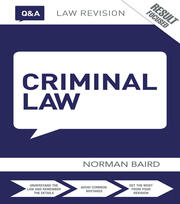 Q&A Criminal Law book cover