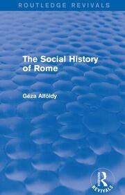 The Social History of Rome (Routledge Revivals) book cover