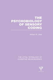 The Psychobiology of Sensory Coding book cover