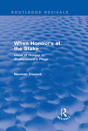 When Honour's at the Stake (Routledge Revivals) book cover