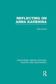 Reflecting on Anna Karenina book cover
