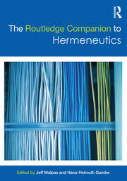 The Routledge Companion to Hermeneutics book cover
