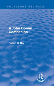 A John Donne Companion (Routledge Revivals) book cover