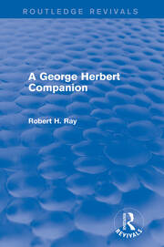 A George Herbert Companion (Routledge Revivals) book cover