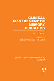 Clinical Management of Memory Problems (2nd Edn) (PLE: Memory) book cover