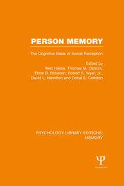 Person Memory (PLE: Memory): The Cognitive Basis of Social Perception book cover