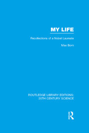 My Life: Recollections of a Nobel Laureate book cover