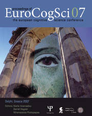 Proceedings of the European Cognitive Science Conference 2007 book cover