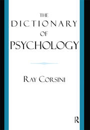 The Dictionary of Psychology book cover