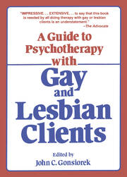Guide To Psychotherapy With Gay & Lesbian Clients,A book cover