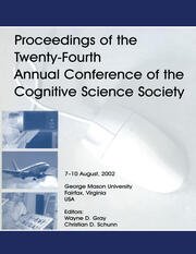 Proceedings of the Twenty-fourth Annual Conference of the Cognitive Science Society book cover