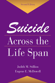 Suicide Across The Life Span: Premature Exits book cover