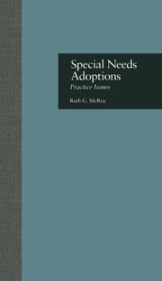 Special Needs Adoptions: Practice Issues book cover