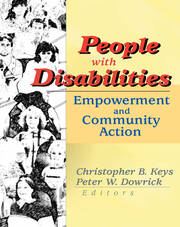 People with Disabilities: Empowerment and Community Action book cover