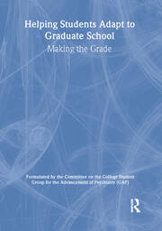 Helping Students Adapt to Graduate School: Making the Grade book cover