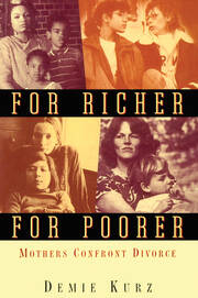 For Richer, For Poorer: Mothers Confront Divorce book cover